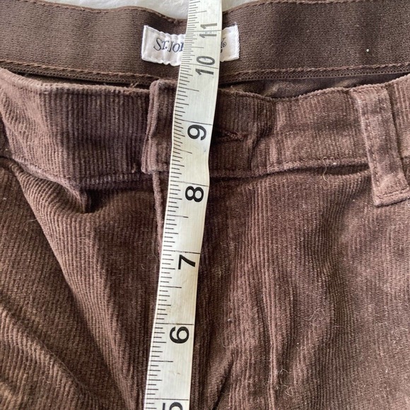 St. John's Bay Brown Boot Cut Pants - Picture 5 of 10
